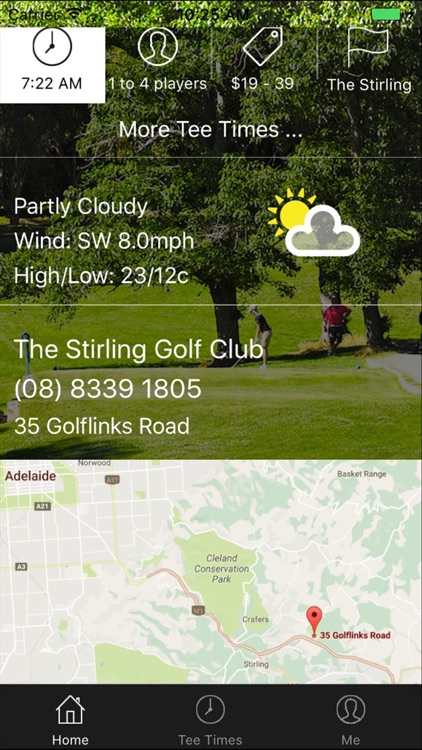 The Stirling Golf Tee Times