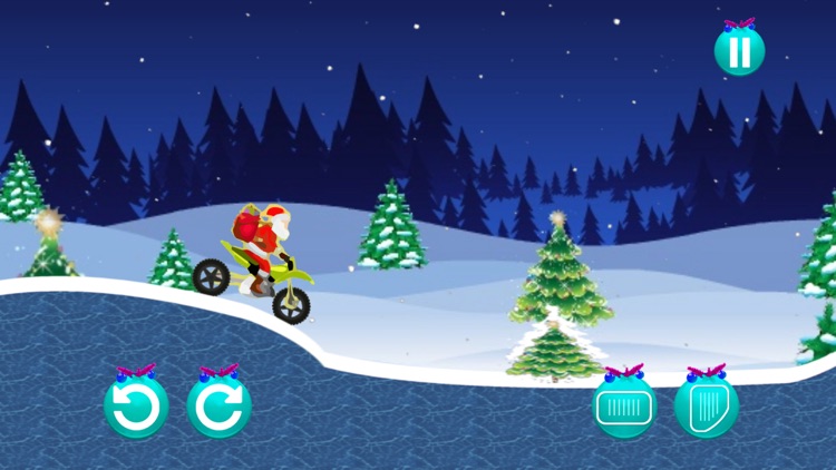 Santa Hill Bike Driving 3D