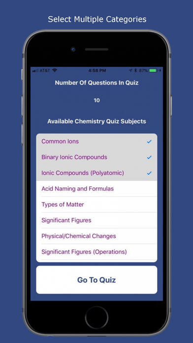 How to cancel & delete General Chemistry Quiz from iphone & ipad 2