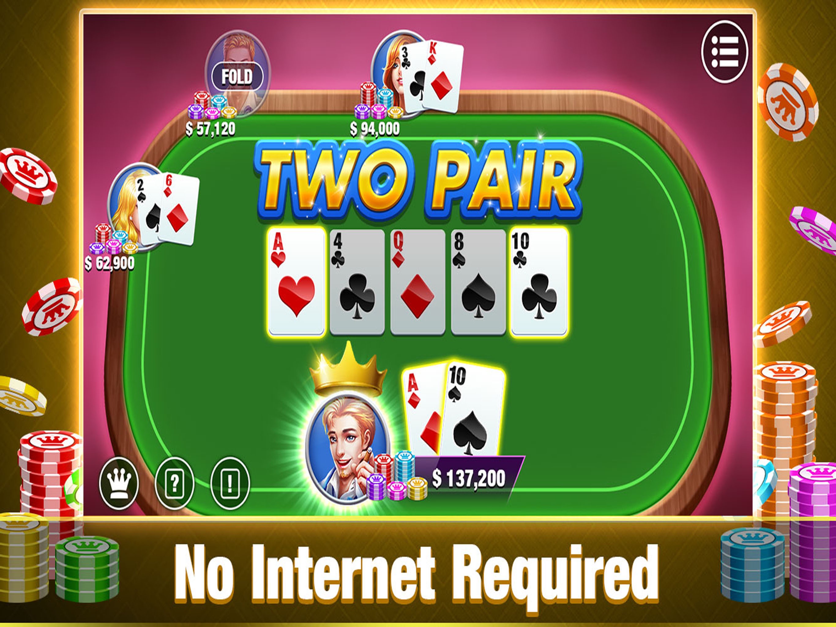 Texas holdem poker offline ios games