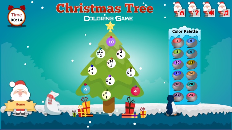 Christmas Multiplication Game screenshot-4