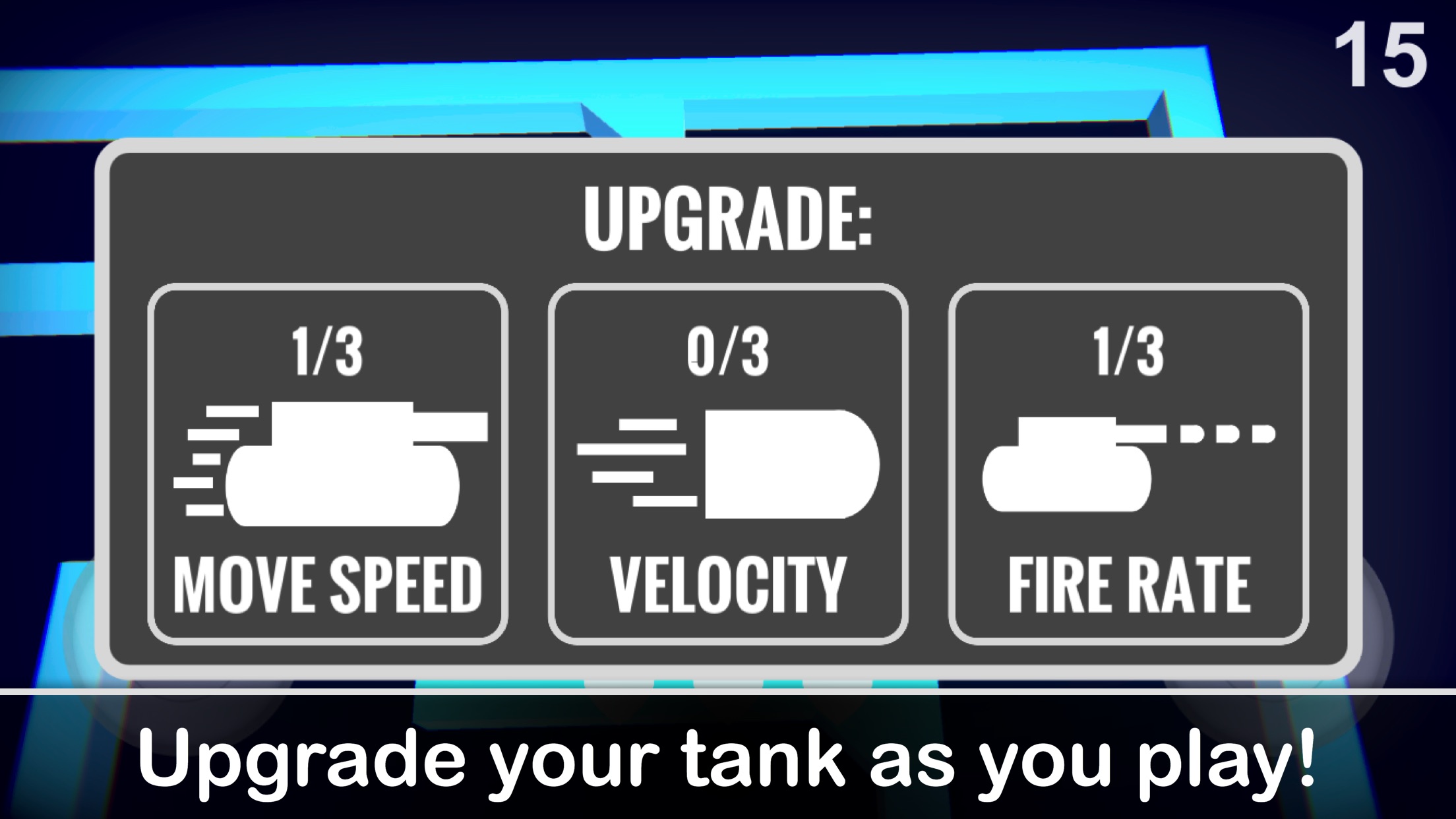 Screenshot do app Tiny Tanks!