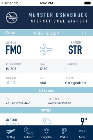 FMO Münster Osnabrück Airport screenshot 3