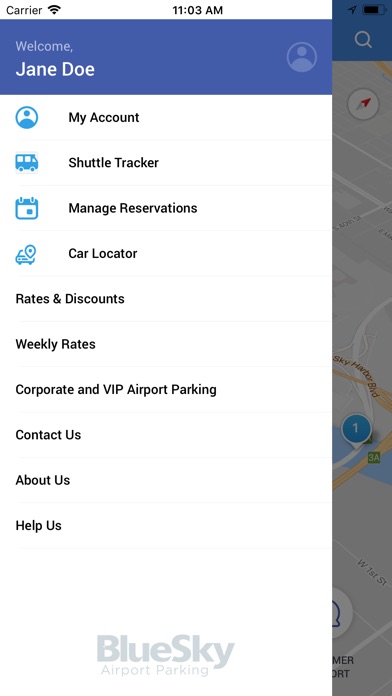 Blue Sky Airport Parking screenshot 4