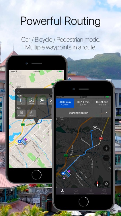 Mauritius Offline Navigation