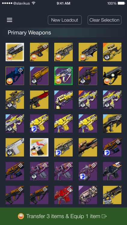 Loadouts for Destiny