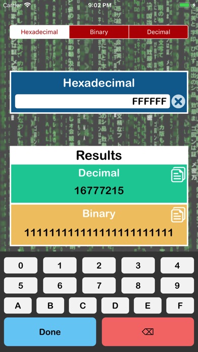 Hex to Decimal Converter screenshot 3