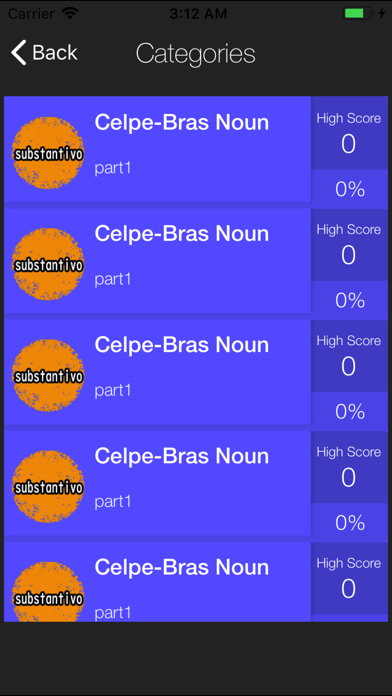 Celpe bras portugues test screenshot 3