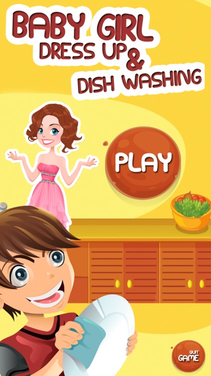 Girl Dress up & Dishwashing