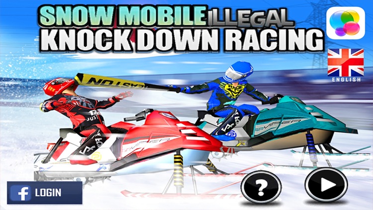 SnowMobile Illegal Bike Racing