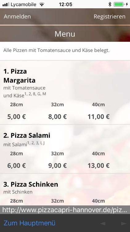 Pizzacapri Hannover screenshot-3