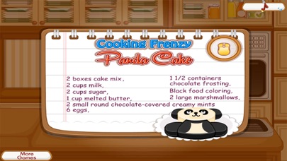 العاب فتيات طبخ كيك الباندا screenshot 3