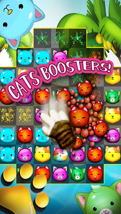 Sweety Cats - Match 3 Games screenshot 3