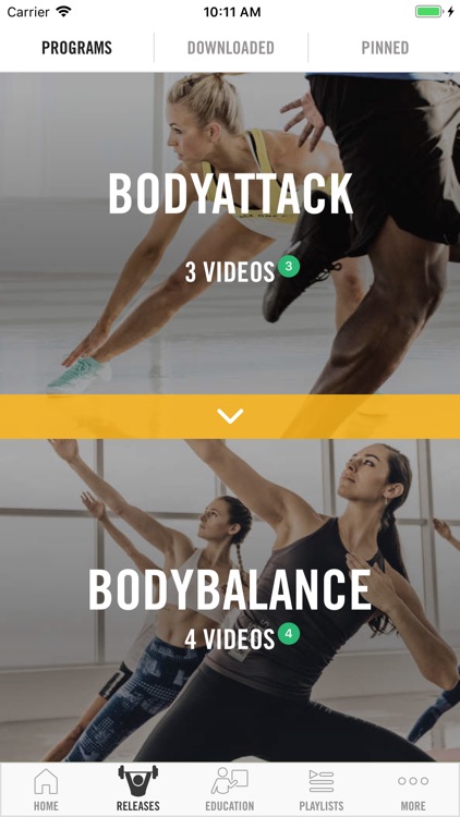 Les Mills Releases