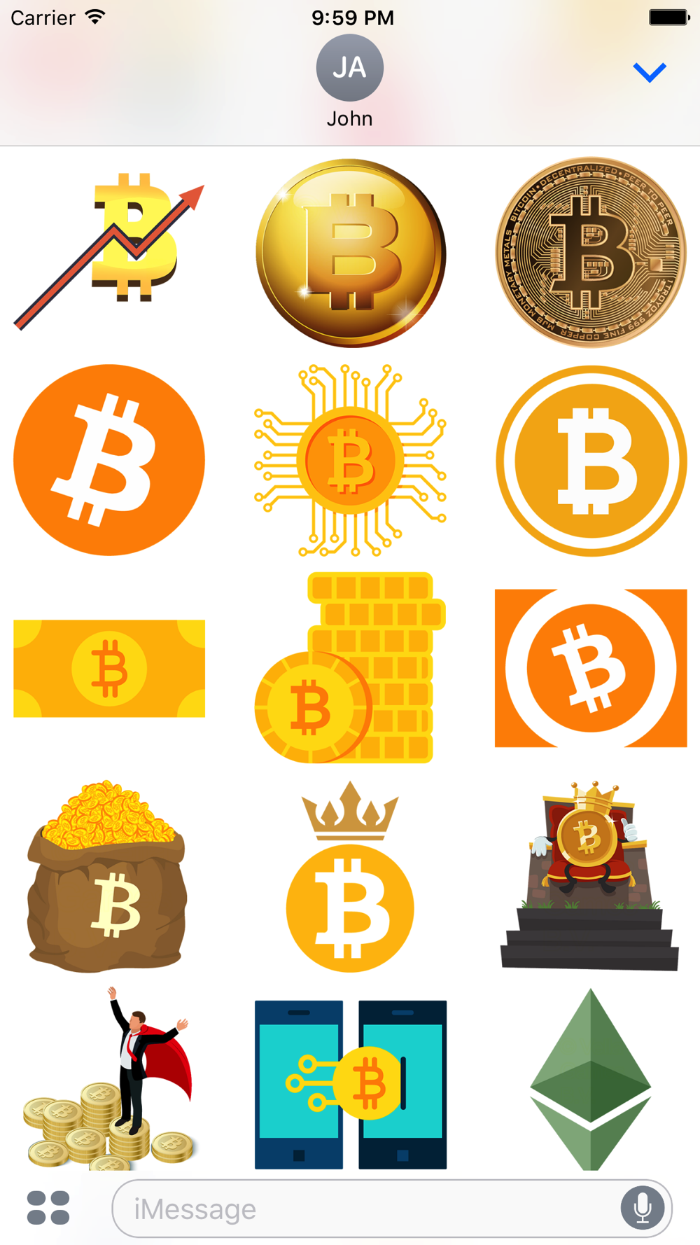 imessage bitcoin