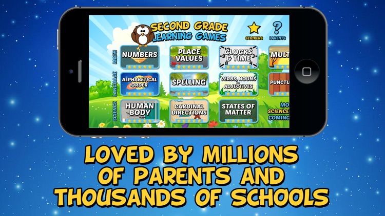 Second Grade Learning Games