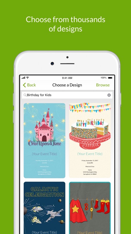 Evite: Online Invitations