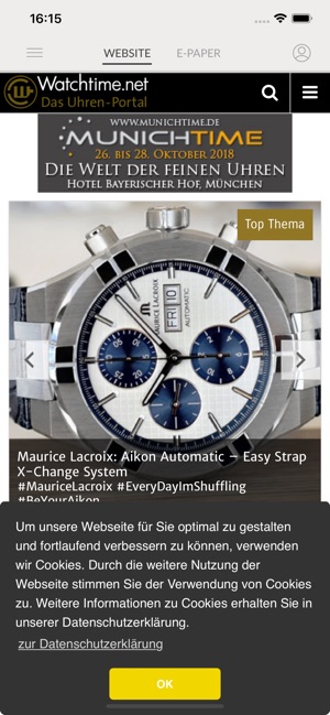 Chronos Watch on the App Store in münchen Das Stadtmagazin, Ausgabe 192018 by InMagazin