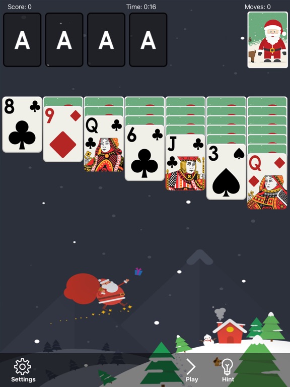 klondike solitaire christmas app price drops screenshot 1 for klondike solitaire christmas