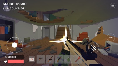 Pixel Combat: Zombie Games 3-D screenshot 2