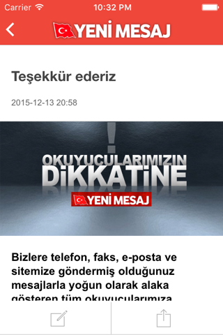 Yeni Mesaj Gazetesi screenshot 2
