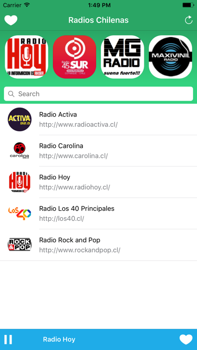 Radios Chilenas screenshot 3