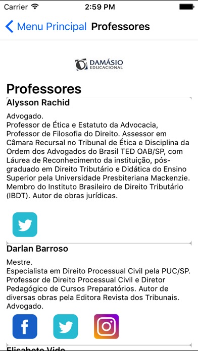 Damásio Mobile screenshot 3