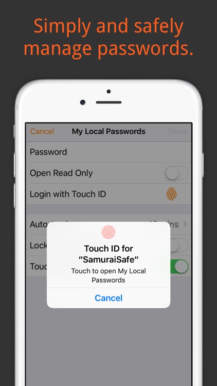 SamuraiSafe - Password Manager