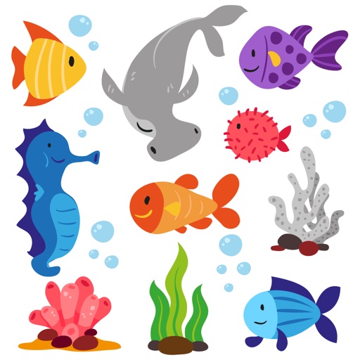 Sea Life Emojis Icon
