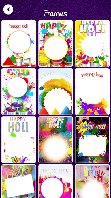 Holi Photo Frames - Sticker screenshot 4