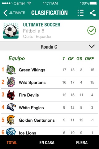 Full Campeonatos screenshot 4
