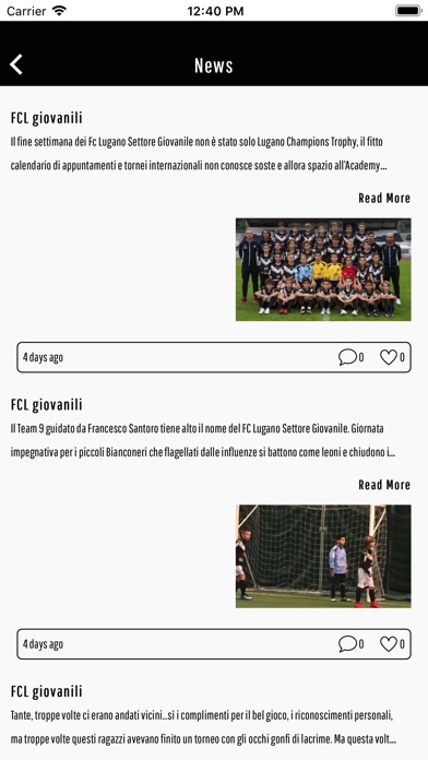 FCL giovanili screenshot 2