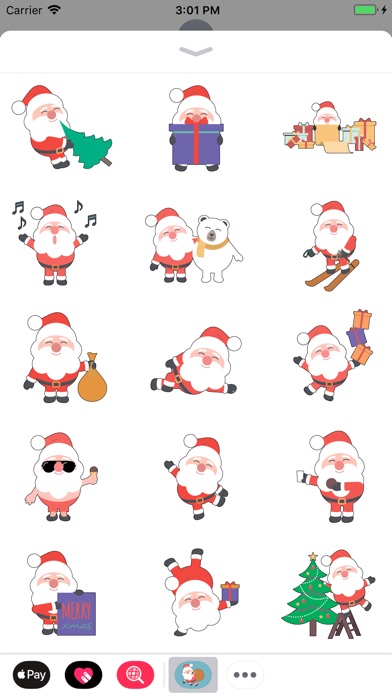 Funny Santa Claus - stickers screenshot 3