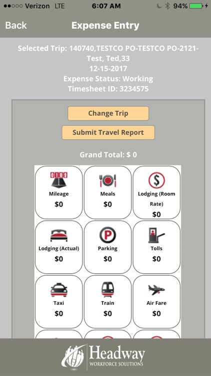 Headway Time Expense Entry screenshot-4