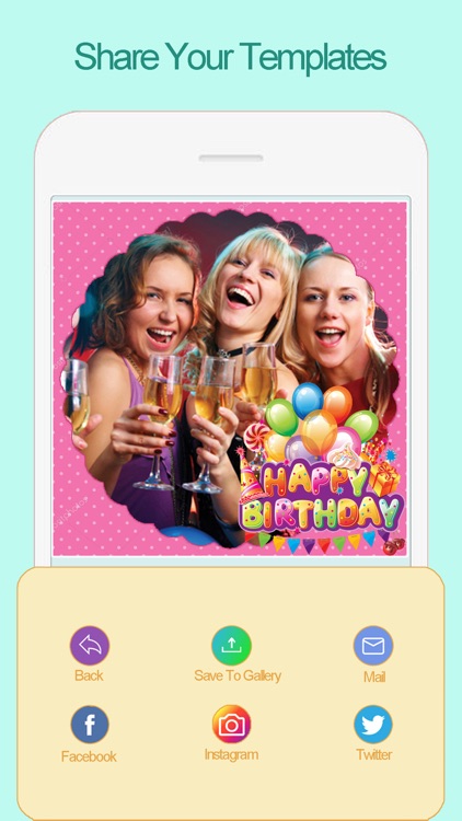 Birthday Photo Frames Stickers screenshot-3