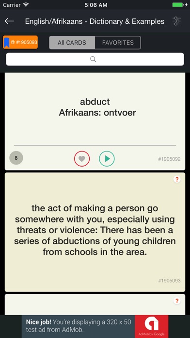 Afrikaans to English screenshot 2