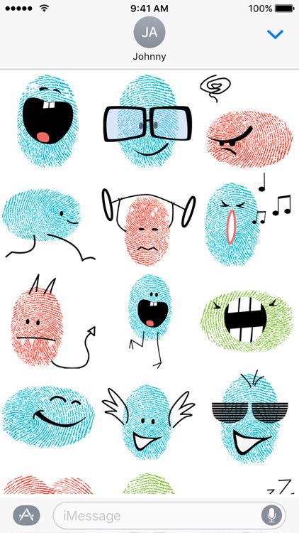 Fingerprint Me Stickers!