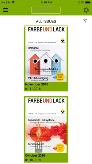 FARBE UND LACK // KIOSK APP