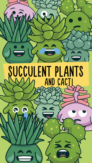 Succulent Plants and Cacti Emoji Sticker