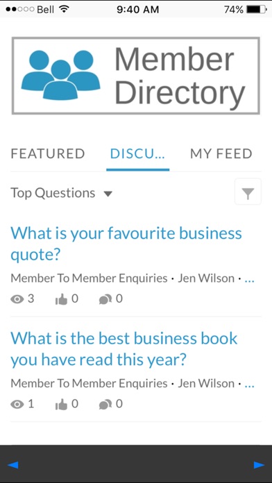 CEO Global Network Member App screenshot 2