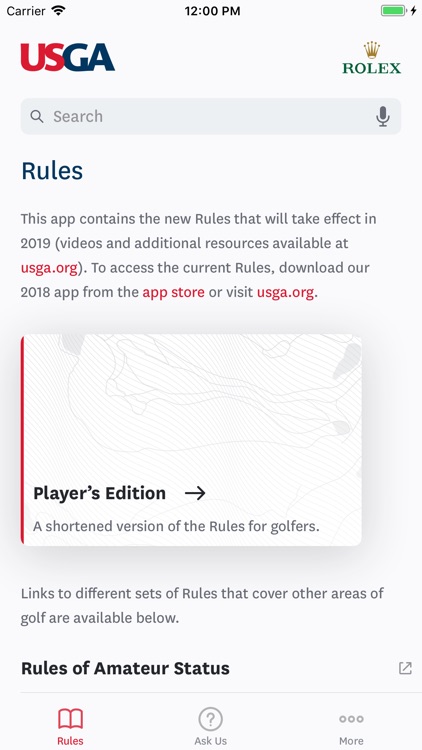 The Official Rules of Golf