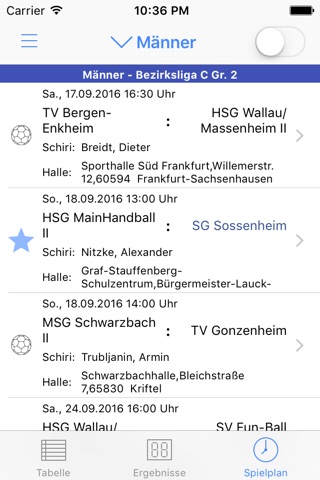 SG Sossenheim Handball screenshot 2