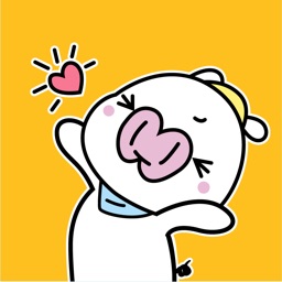 Sunny Pig Animated Stickers