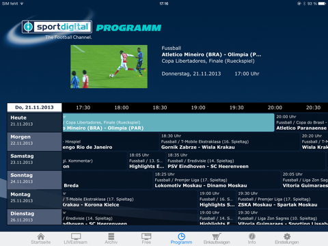 sportdigital – LIVE Fußball screenshot 4