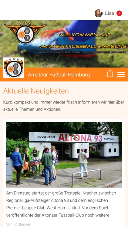 Amateur Fußball Hamburg