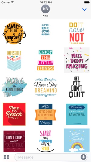 Animated INSPIRATIONAL Daily Quotes Stickers Pack(圖1)-速報App