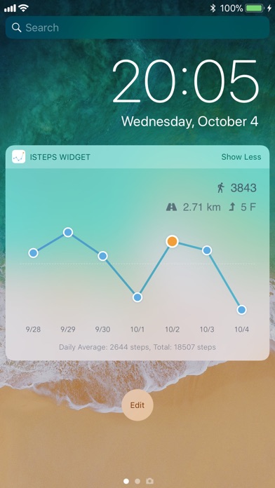 iSteps Widget screenshot1