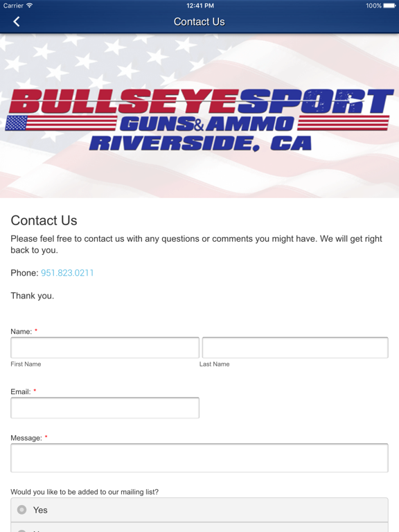 Bullseye Sport Guns & Ammo screenshot 2