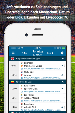 Live Soccer TV: Scores & Stats screenshot 4