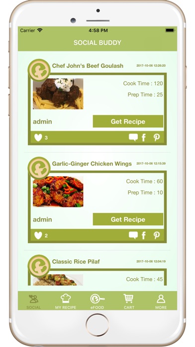 eFood - The  Recipe App screenshot 3